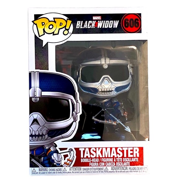 Funko POP Marvel Black Widow Taskmaster New Collectible Bobblehead - Picture 1 of 5